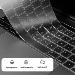 Keyboard Cover for Macbook Air 13 11 Pro 14/16 M1 Touch Bar 15 12 Retina Silicone Protector Skin A2179 A2337 A2338 A2442 US EU