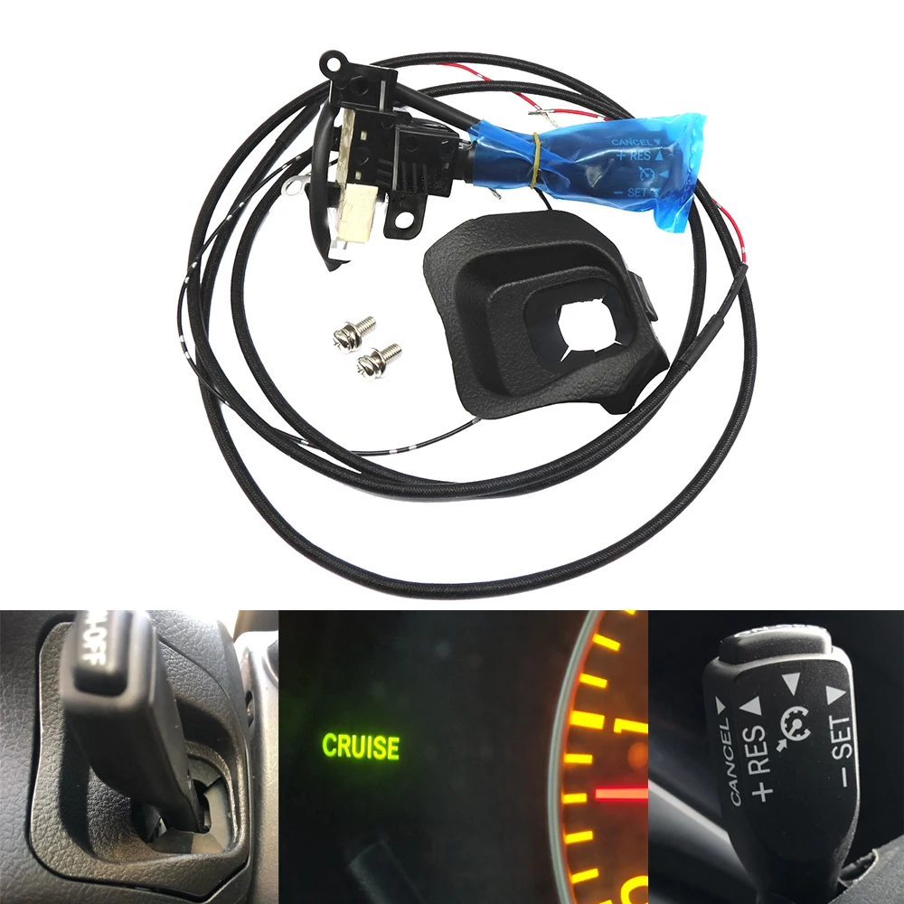 Cruise Control Switch Kit For Toyota Land Cruiser Prado 2011-2016 84632-34017 84632-34011 Steering Wheel Cover 45186-0G030-E0