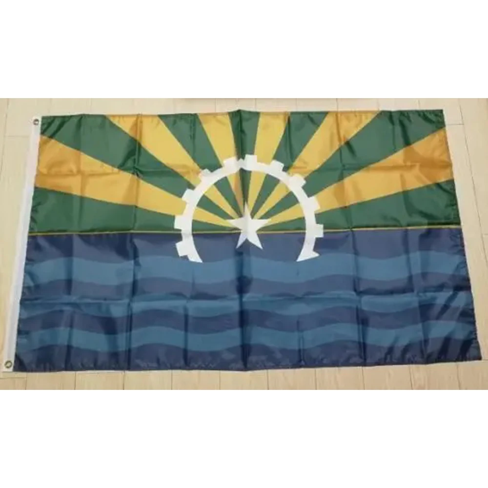 2x3ft communist flags banners custom any logo size with 2 grommets