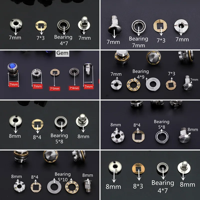 

40PCS/LOT Mix Styles Bearing Screws For Hair Scissors Hairdressing Salon Use Accessories Replacements Parts Barber Use