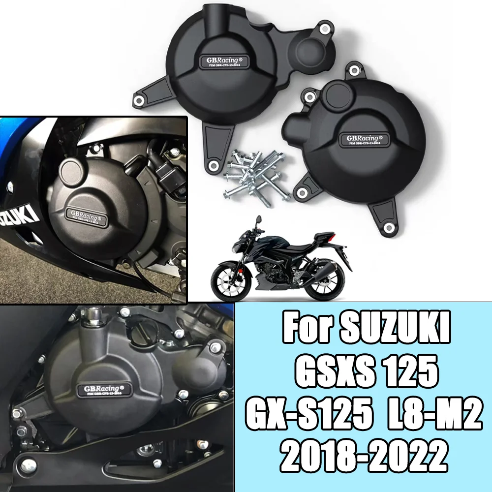 GSX-R125 2018-2022 For SUZUKI GSX-R125 GSX-S125 L8-M2 motorcycles Engine Cover Protector Set