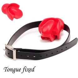 Bdsm Adult Games Tongue Fixed Gag Balls BDSM Bondage Silicone Mouth Couple Erotic Control Harness Adult Erotic Product Sex Shop