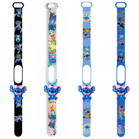 Lilo & Stitch Strap for Xiaomi Mi Band 7 Bracelet Sport Silicone Watch Wristband Miband Wriststrap for Xiaomi Mi Band 3 4 5 6 7