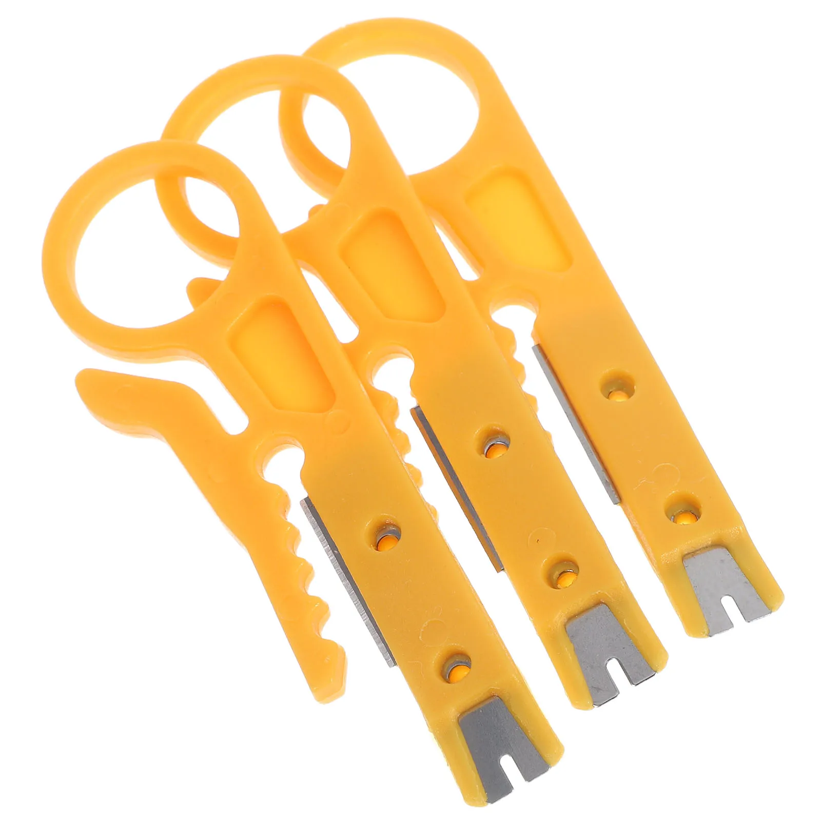 

3 шт. мини-щипцы для зачистки кабеля, электрические резаки, стальной инструмент, компактный, прочный, универсальный инструмент для зачистки проводов, электрик