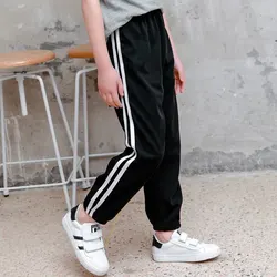 Children's Mosquito Pants Summer Thin Boys' Summer Pants Ice Silk Girls Large CHILDREN'S Silk Bloomers Pajama Pant