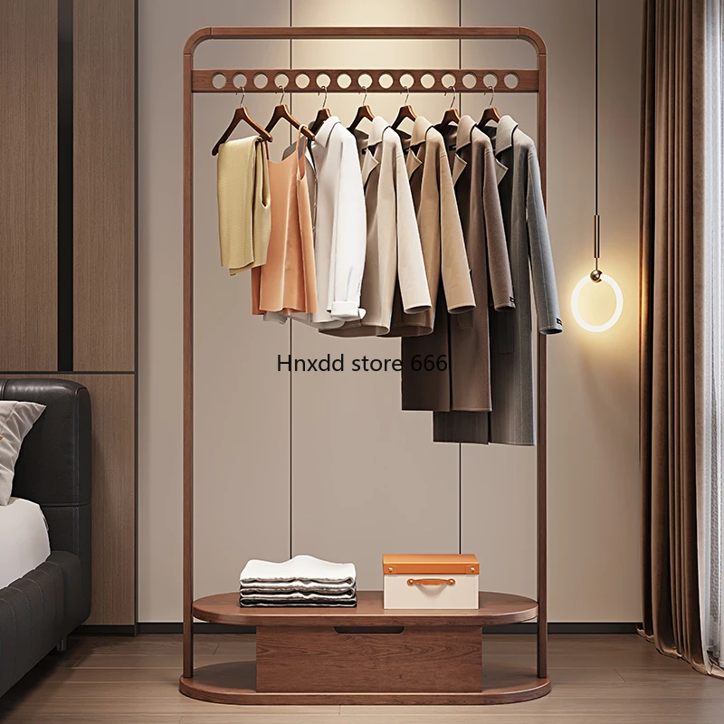 Household simple vertical coat rack, indoor rack, room hanging clothes rack