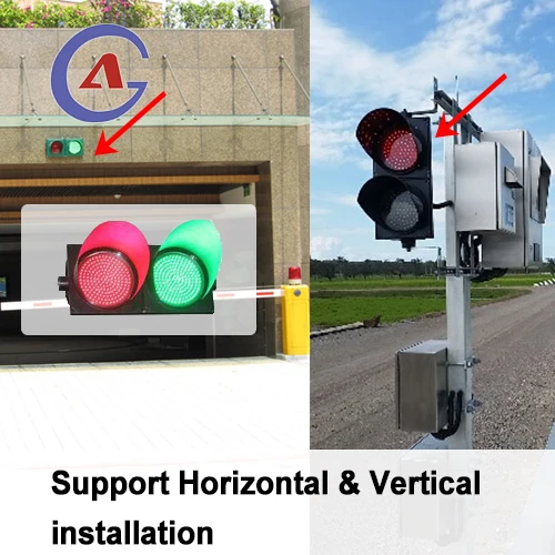 Semáforo LED de señal de tráfico de 200 mm