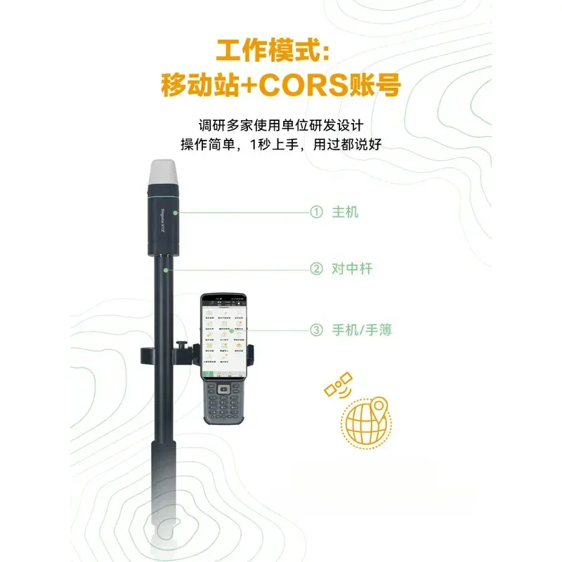 رائجة البيع أداة قياس SingularXYZ RTK عالية الدقة نظام تحديد المواقع للمسح ورسم الخرائط التنسيق بين تحديد المواقع الهندسية