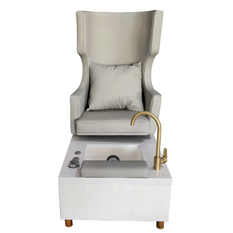 Chaise de massage électrique multifonctionnelle pour les pieds, chaise de pédicure de massage du dos, baignoire de pédicure en verre, spa