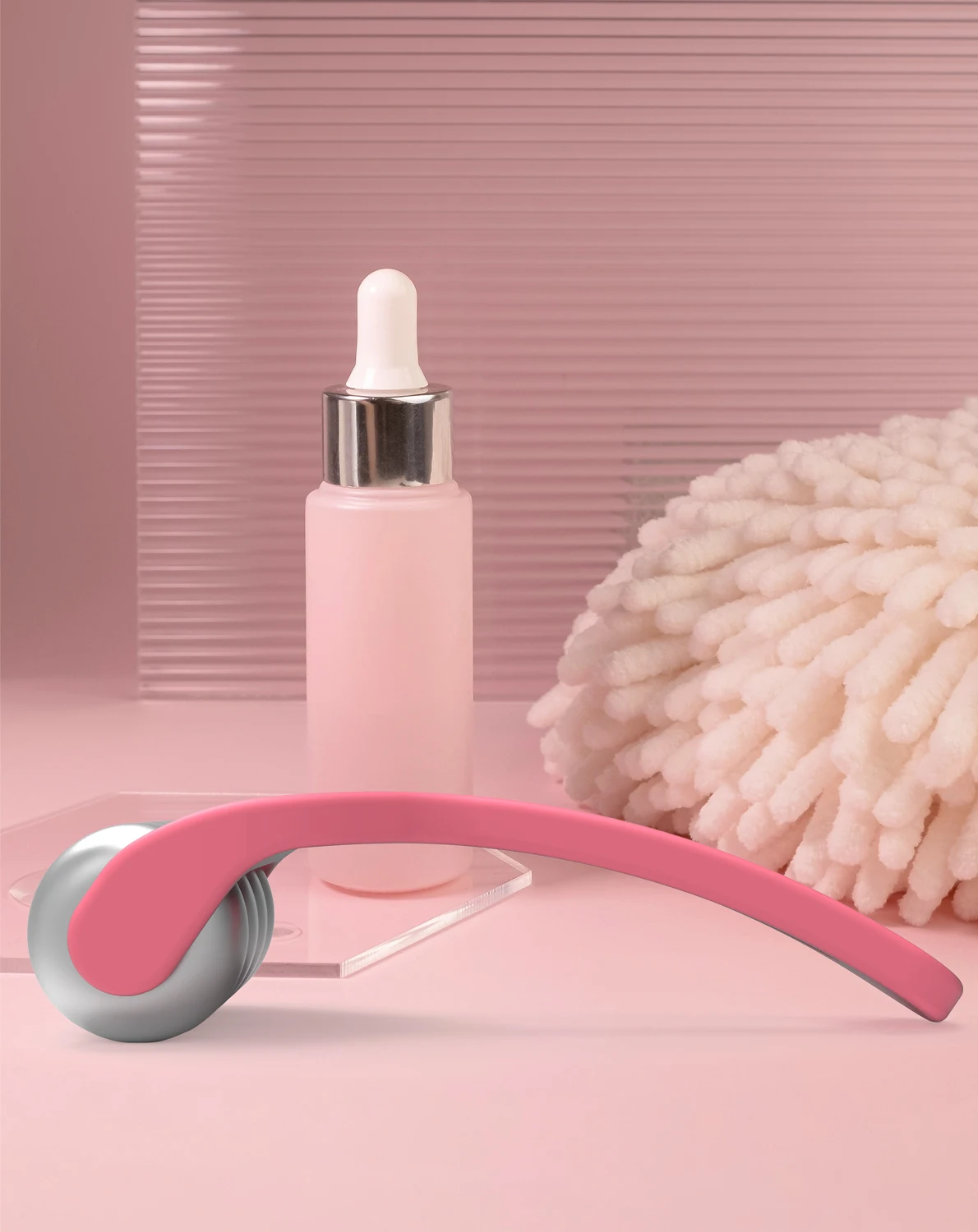 Новые поступления Ice Derma Roller Массажная палочка для кожи Ролик для отечности мигрени и облегчения боли Подтяжка лица Ледяной валик для лица