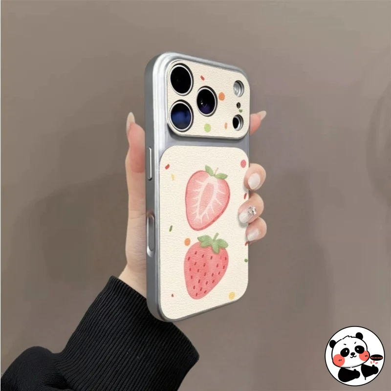 Cute Strawberry Phone Case For Samsung Galaxy A17 M17 F17 A16 A15 M15 F15 A14 A13 M13 A12 F12 M12 A11 A10 A10S M10S Back Cover