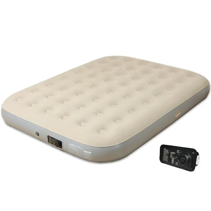 مرتبة هوائية مع مضخة كهربائية مدمجة للتضخم السريع، تدعم ما يصل إلى 650 رطلاً، مثالية للتخييم والمنزل والضيوف والتر المحمول