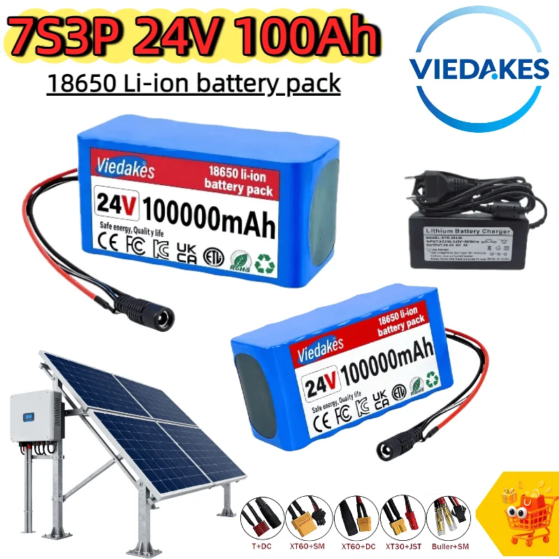 

7S3P 24V 10.0Ah High-Capacity Li-ion Battery - Hot Deal for 24V Tools/Devices, Extended Standby & No Power Anxiety for All Tasks