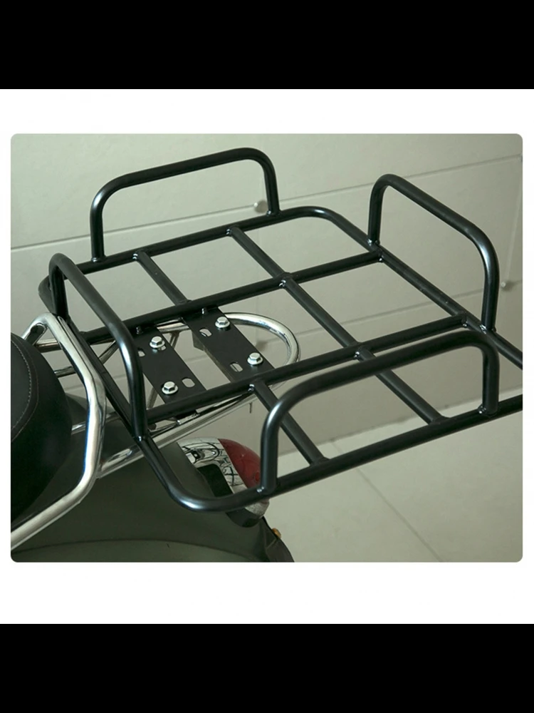 AliExpress VGEBY Electric Bike Rack Food Delivery Box Rack Rear Grille 80kg Loading Seamless Steel Tube Universal for Motorcycle Electric Bicycle