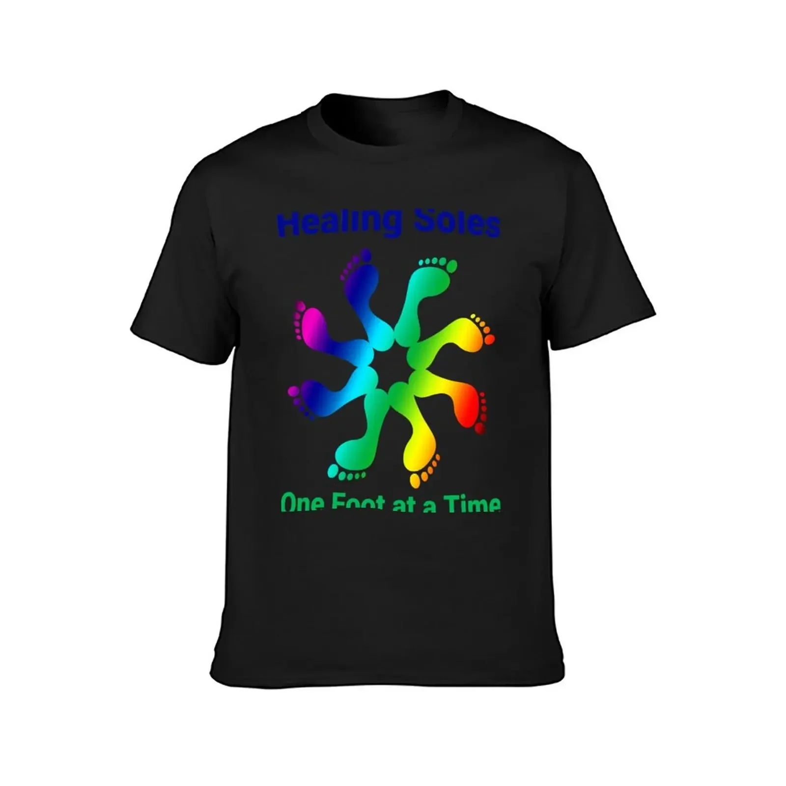 Healing Soles One Foot at a time Pinwheel T-Shirt vintage clothes custom t shirt kawaii clothes new edition clothes for men