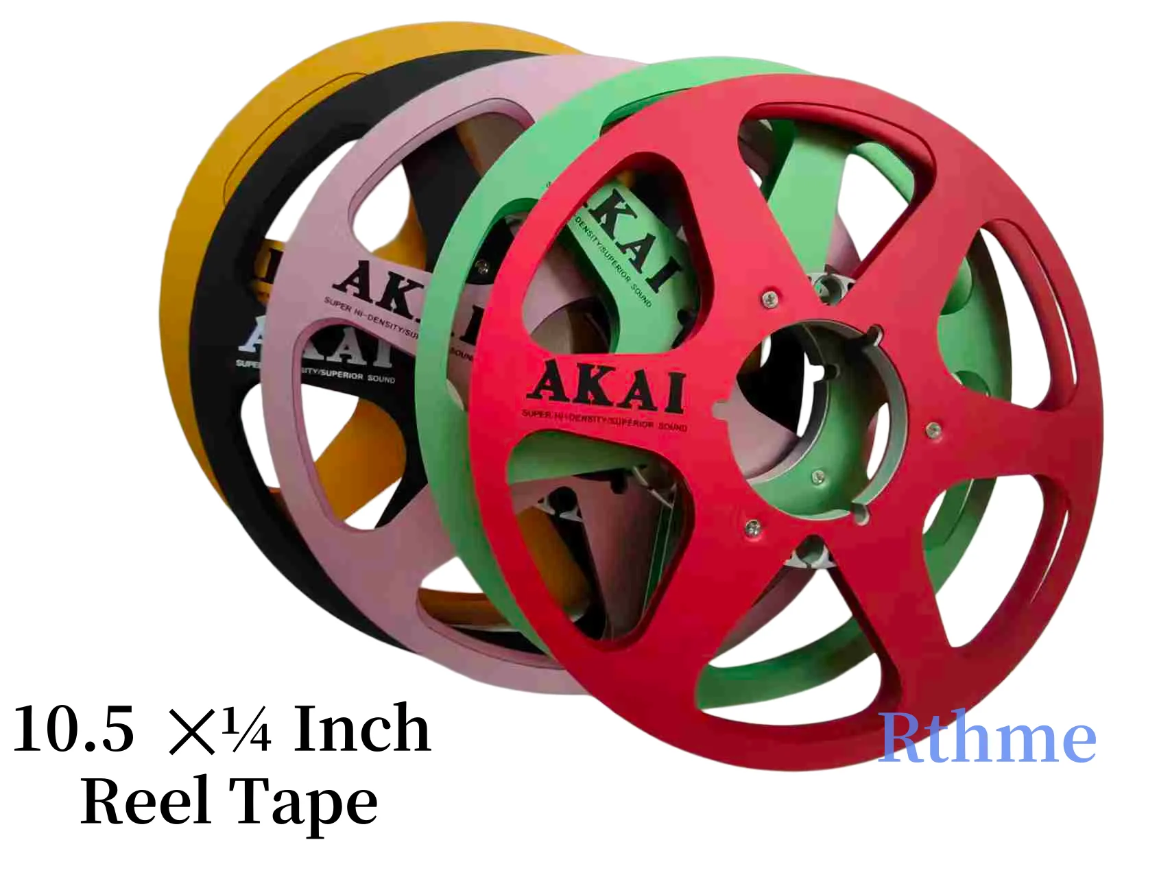 1/4 10.5 Inch Open Reel Audio Tape Empty Nab Hub Reel-To-Reel Recorders With Disk New Aluminum Accessories By AKAI