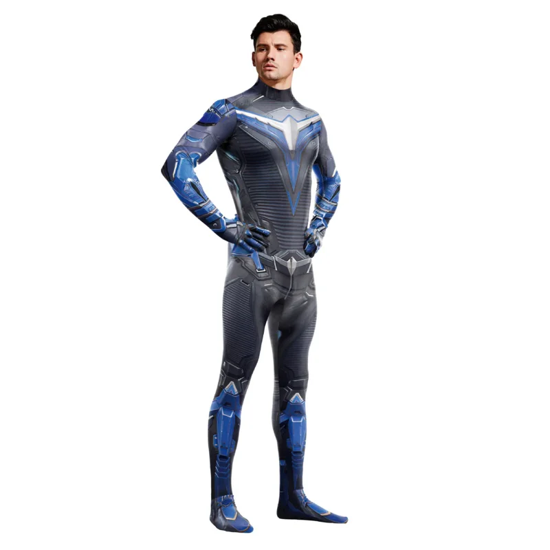 Rycerze bohater Nightwing Cosplay Robin kostium kombinezon Batgirl body stroje Halloween karnawał Party Zentai garnitur BS9990