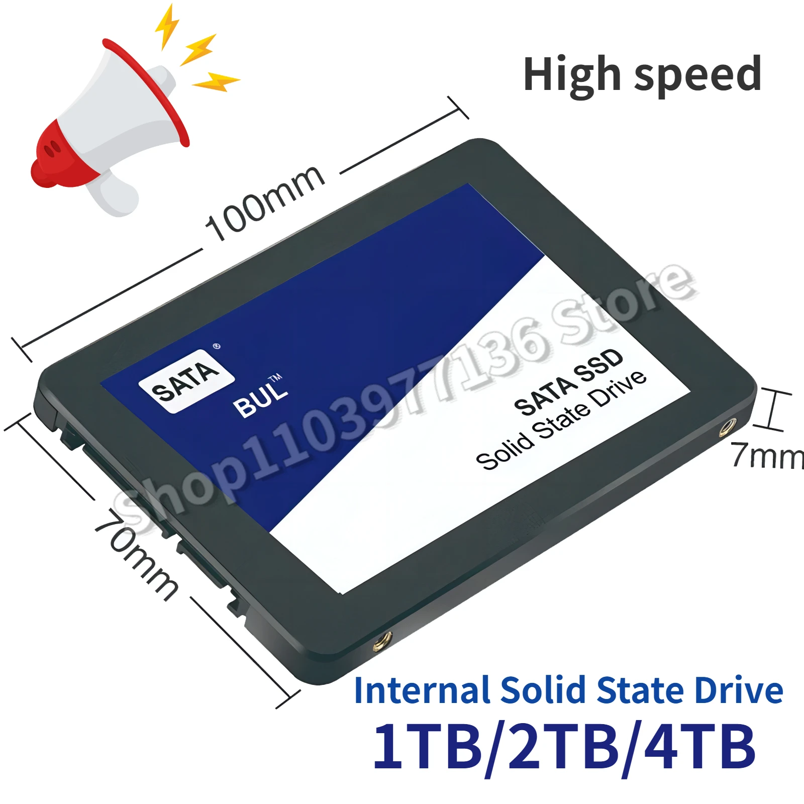 

4TB SSD Sata Hard Drive Disk Sata3 2.5 Inch 2TB 1TB 7450MB/S High Speed Hard Disk Internal Solid State Drives Device For Laptop