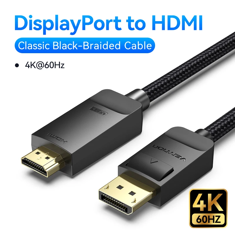 Ventie Displayport naar HDMI 4K30Hz/4K60Hz Kabel 1080P Display Port Kabel Converter Voor PC Laptop projector DP naar HDMI Adapter
