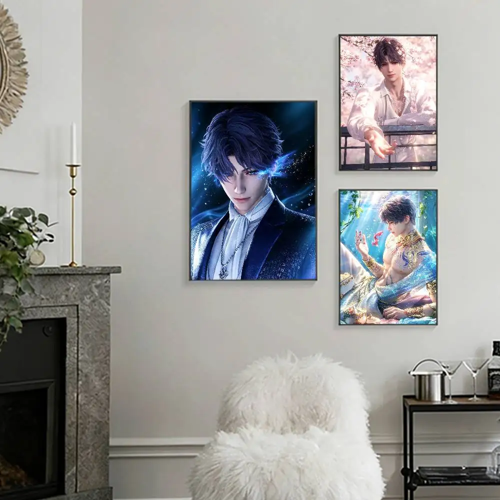 Rafayel Game LoVe And DeEpSpAce Poster High Quality Dorm Living Room Aesthetic Wall Decoration Painting Stickers