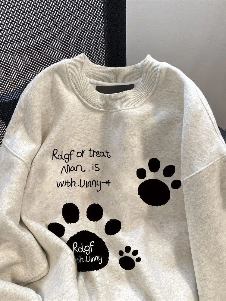Women's Sweatshirts Middle-Aged Pockets Tops High-Quality Cotton Fun Fall Soft …