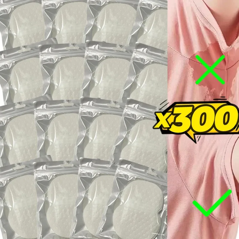 

10/300 шт. впитывающие хлопковые подушечки для подмышек, одноразовые нетканые подушечки против пота, подушечки для подмышек, защита от пота, дезодоранты