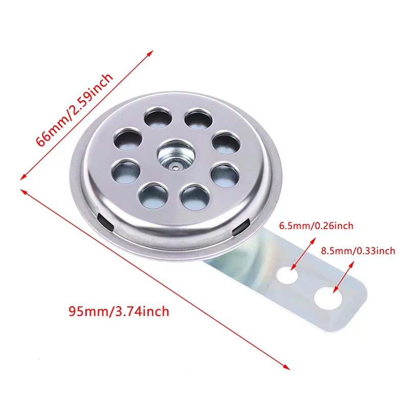 Universal Waterproof Electric Motorcycle Horn LVEE DL70 Series 6V/12V 105db Loud Sound for Moto Bike Motor Scooter - view 3