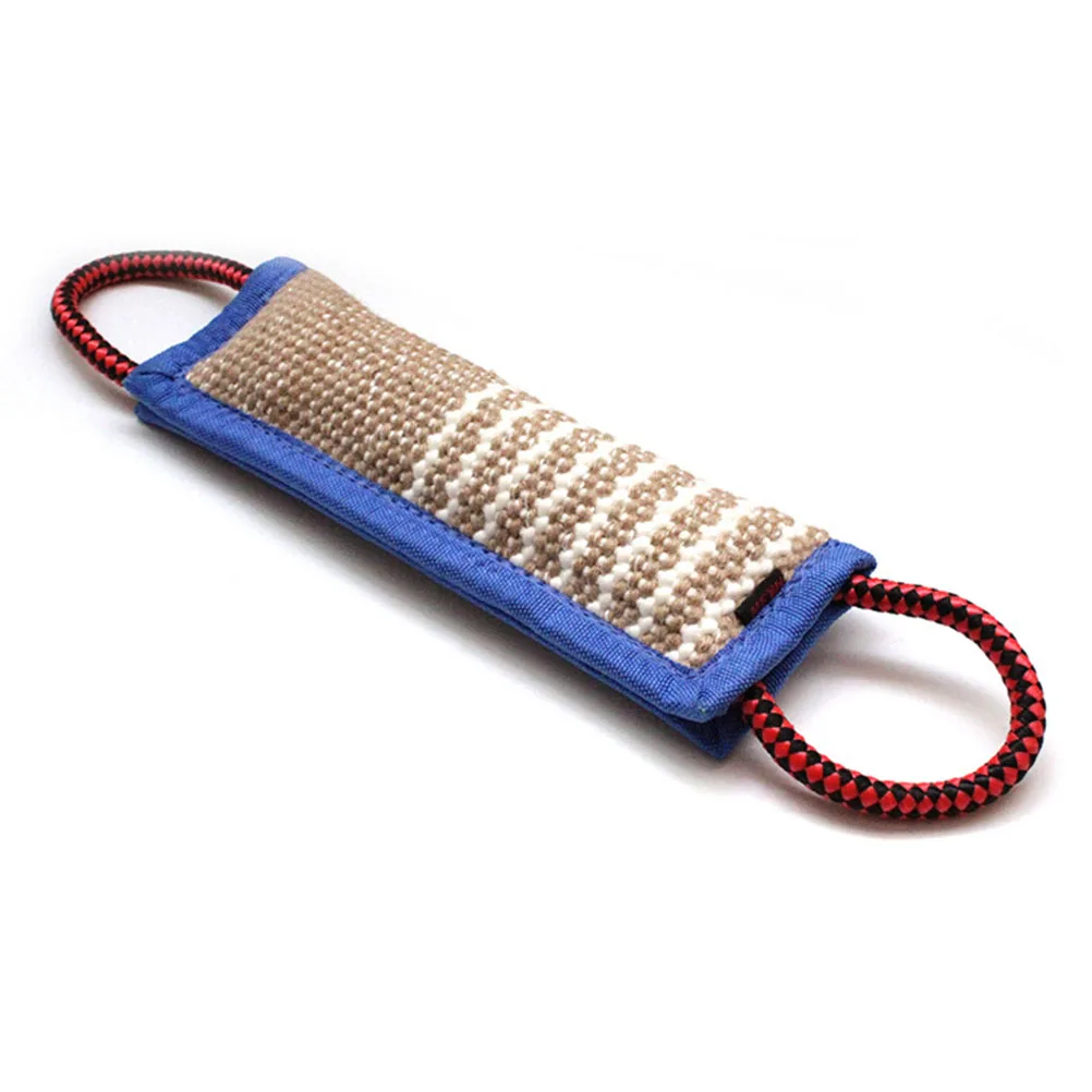 

Tug Toy Heavy Dog Training Bite Toy Duty Jute Stick Pet Chew Play Bite Resistant Dental Dog Toys
