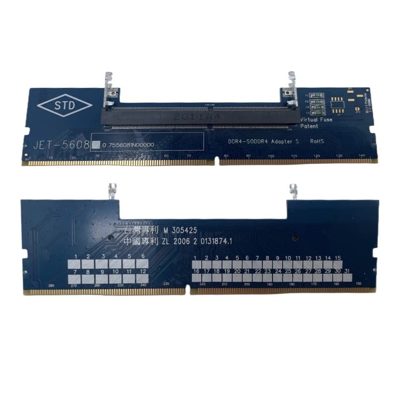 Laptop RAM-Speicher DDR4 zu Desktop-Speicher Anschluss Adapter Karte Speicher tester so dimm zu DDR4 Konverter Computer zubehör