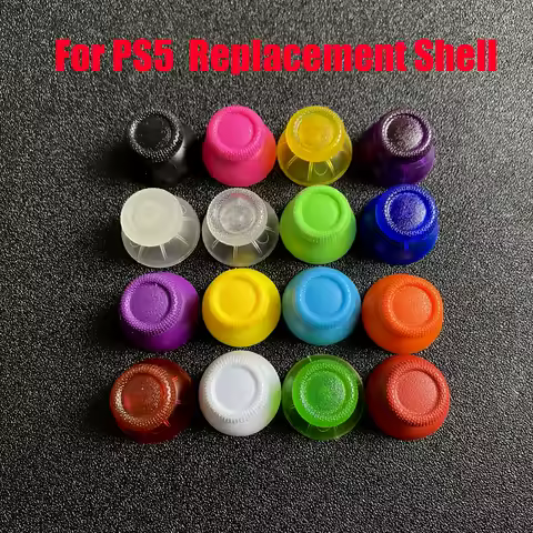 2pcs 3D Analog Joystick Stick For PS5 Controller Analogue Thumbsticks Caps Mushroom Game Head Rocker Replacement
