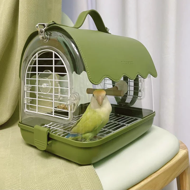 

Pet Bird Cages Nests Pet Parrot Out of The Cage Small Bird Cage Household Square Portable Bird Cage Bird Supplies Pet Products