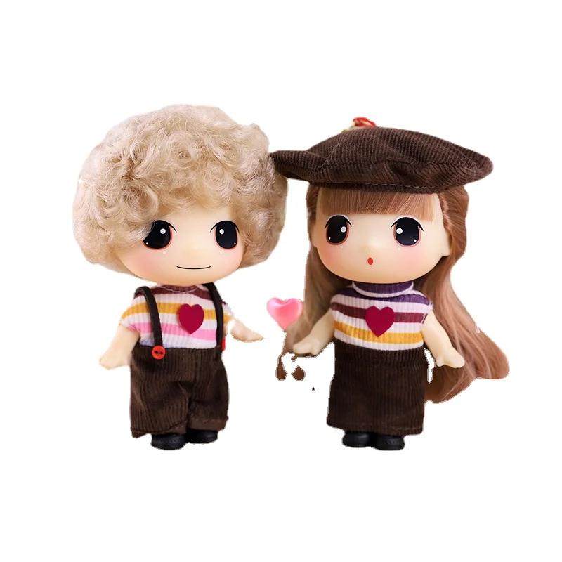 Ddung Couple Doll 9cm Changing Joint Doll Pendant 520 Gift Valentine's Day Confession