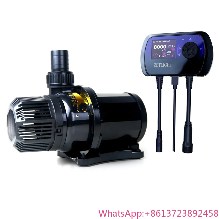 

Zetlght New Fish Tank Water Pump Wifi Variable Frequency Submersible Pump Aquarium Circulation Amphibious Filtration Pump