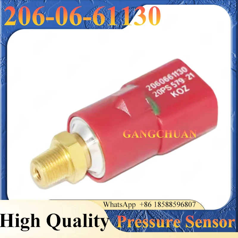 For PC200-6 PC200-7 PC220-7 PC300-7 PC400-7 Excavator 206-06-61130 2060661130 Hydraulic Pressure Sensor Replacement Parts