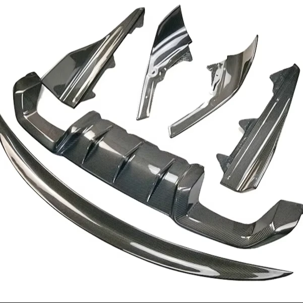 

MP Style, новый комплект кузова для BMW F87 M2 M2C 16-20, автомобильный бампер, передний сплиттер, боковой сплиттер, диффузор, спойлер