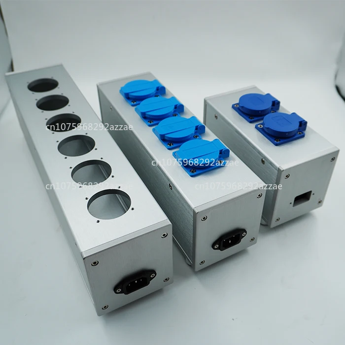 

95 all-aluminum power amplifier chassis, fever audio American European standard power filter shell, socket plug, panel