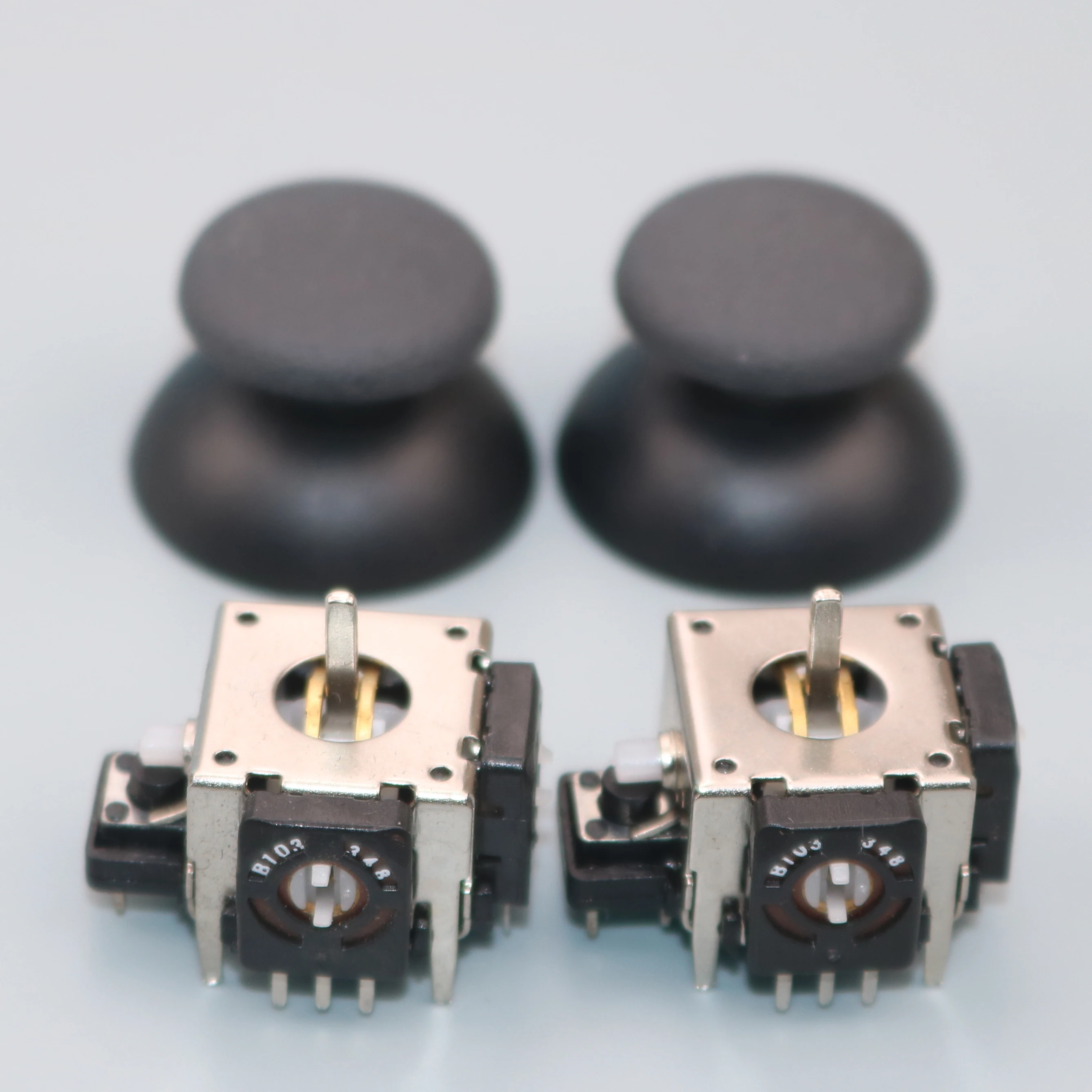 2Pcs 2sets For PS2 PS3 Xbox360 Controller 3D Rocker Joystick Axis Analog Sensor Repair Parts Accessories Gamepad Small Hole