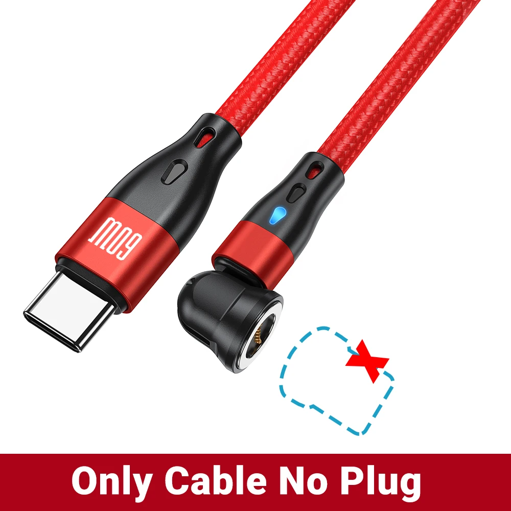 AUFU PD 60W Magnetkabel Typ C auf USB C-Kabel Schnellladung Magnetisches USB-Typ-C-Kabel für iPhone MacBook iPad Xiaomi Samsung