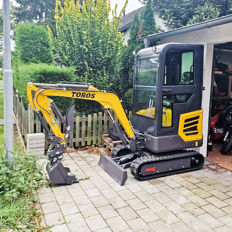 TOROS Customized Mini Excavator Customized Machinery 1.2 Ton Small Micro Mini excavator Digger