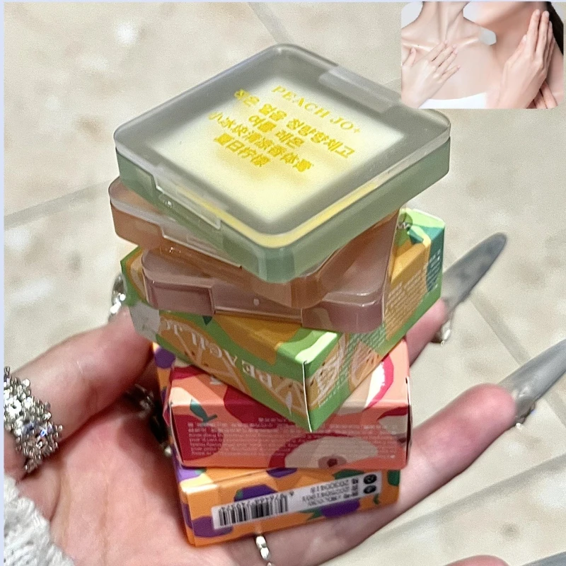 Small Ice Cube Solid Perfume Refreshing and Fragrant DeodorantsEliminate The Odor Balm Fruit Tea Fragrant Paste Long Lasting New