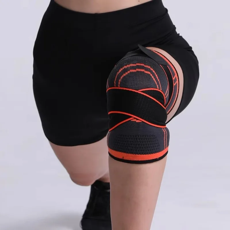 1/2pc Knee Brace Knee Sleeve Support For Men And Women Knee Pads For Running, Hiking Meniscus Tear Arthritis Joint Pain Relief