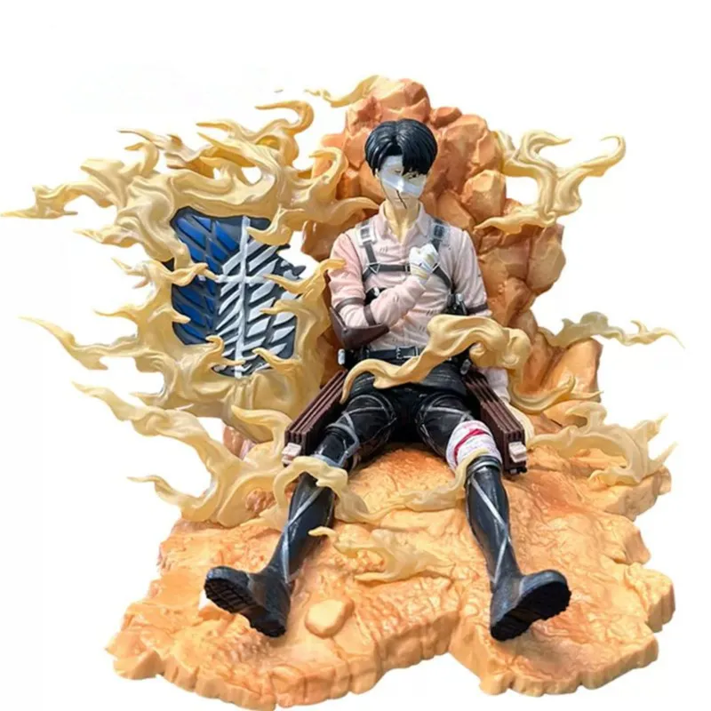 

Hot Presale Attack On Titan Anime Figures 07 Curtain Call Figurine Toys Levi Ackerman Action Figure Pvc Statue Model Doll Gifts