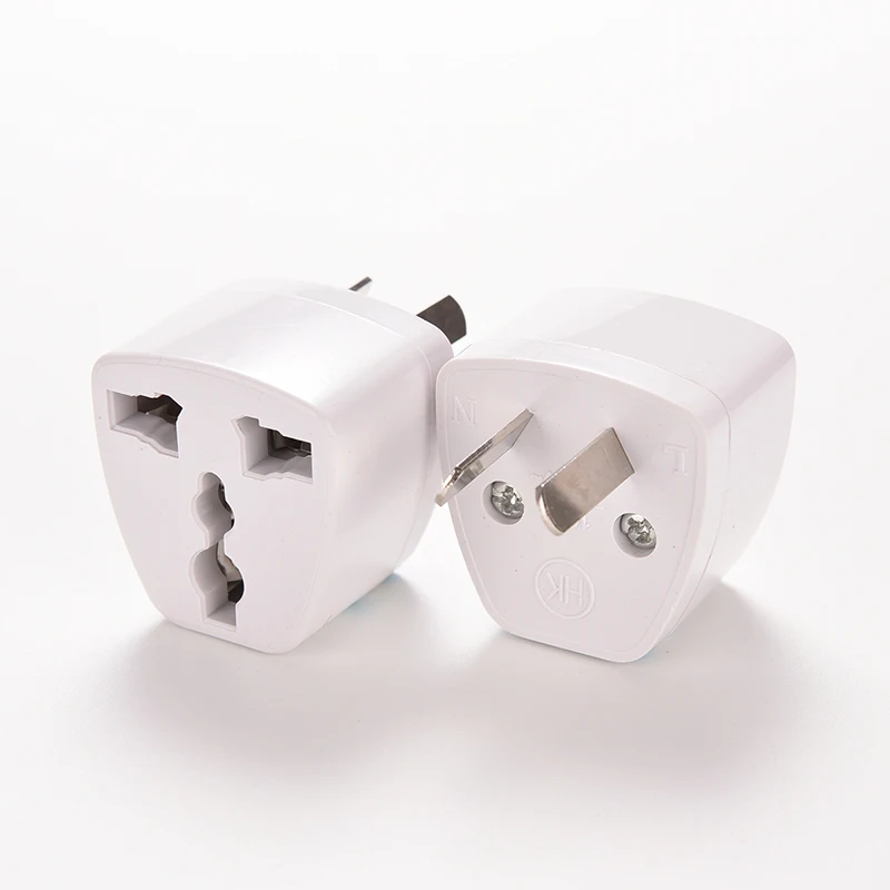 1PC Universal EU UK US GER AU CHN Plug Adapter European Germany Australia China Power Plug Socket White Travel Converter Plug