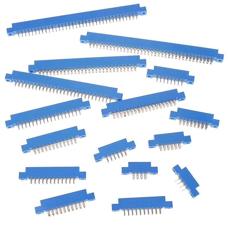 805 Series 3.96mm Pitch PCB Slot Solder Card Edge Connectors 8-72 Pin 16styles Wholesale