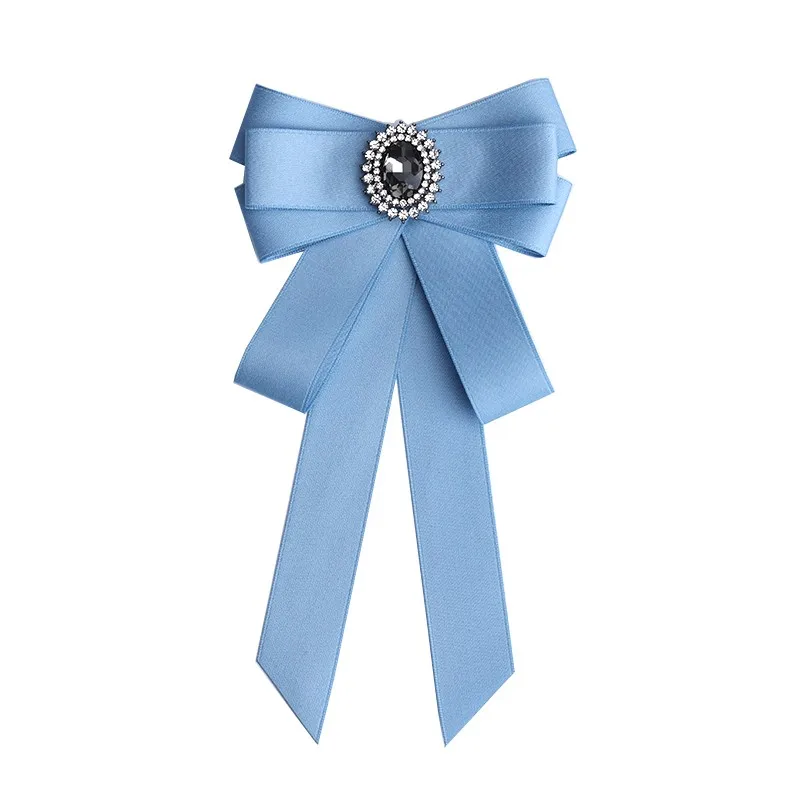 Handgemachte Mode neue Schmetterling Knoten Band Diamant Fliege College weiß Strass Süßigkeiten Farbe Fliege Geschenk für Schulmädchen Krawatte – Detail 16