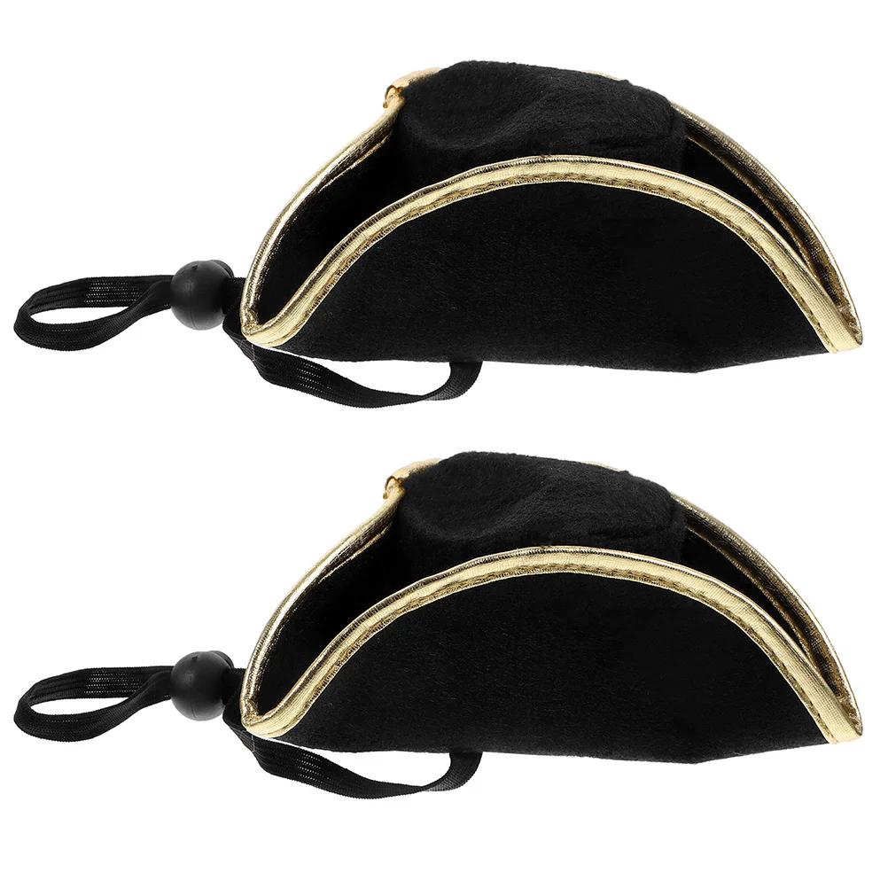 2 قطعة قبعة القراصنة تأثيري حلي مريحة الجلد ودية مقاومة للاهتراء لدور حفلة كرنفال الهالوين