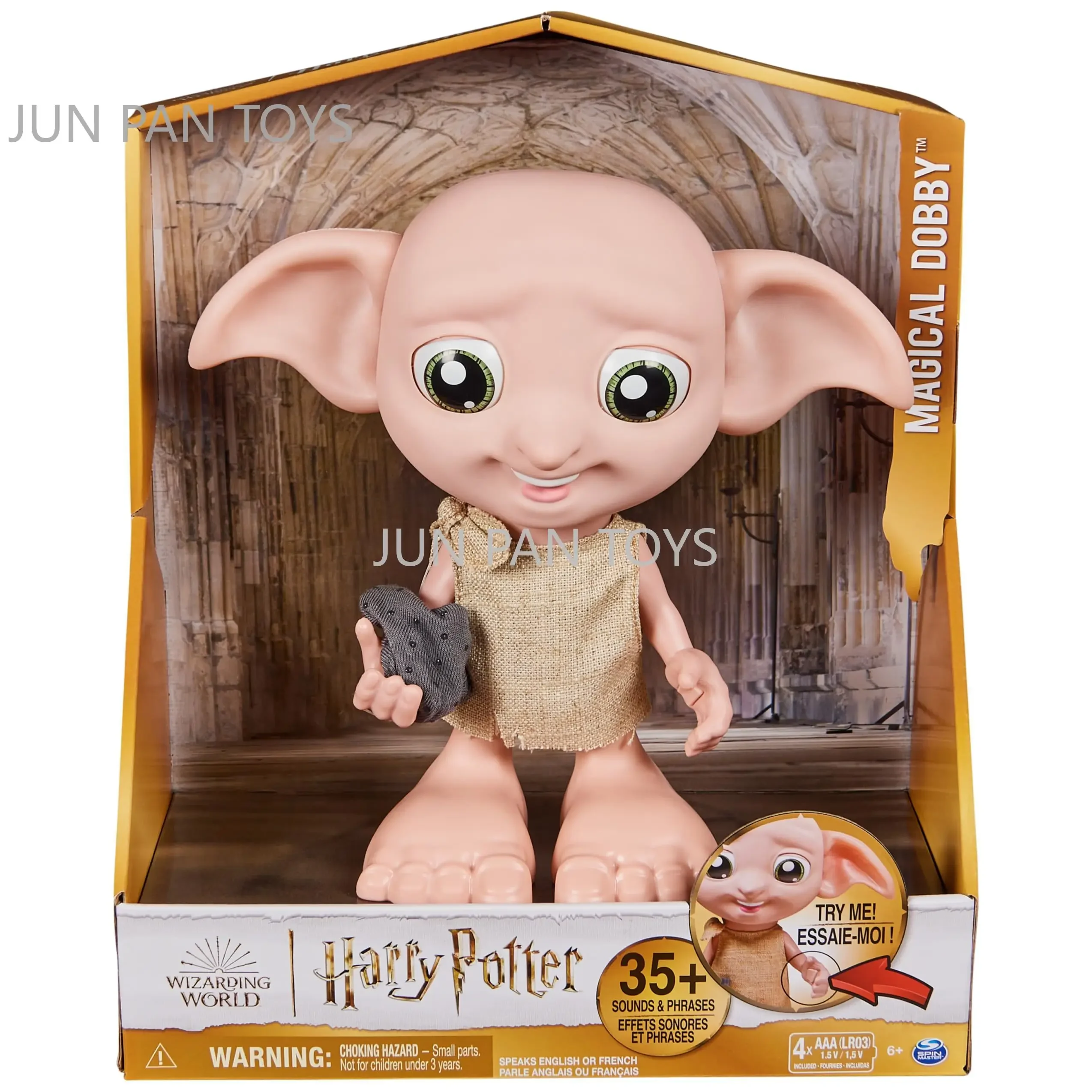 Wizarding World Harry Potter Magical Dobby Electronic Interactive Children Toy Classic Movie Collectible Figurine Birthday Gift