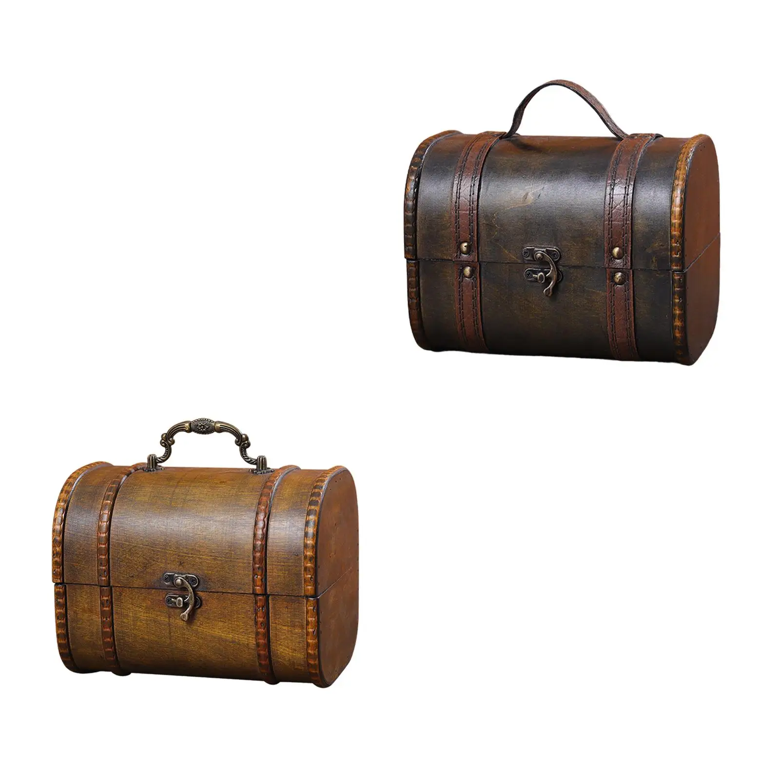 

Decorative Storage Box Wooden Jewelry Box Organizer Small Gift Box Treasure