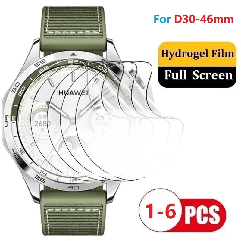 Film Hydrogel pour montre intelligente universelle, diamètre 30, 31, 32, 33, 34, 35, 36, 37, 38, 39, 40, 41, 42, 43, 44, 45, 46mm, doux, Chancelier