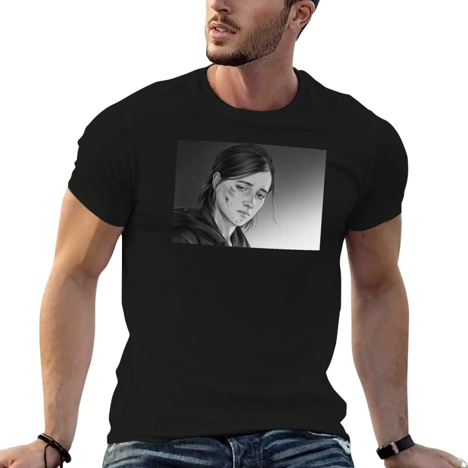 

Ellie Williams T-Shirt funny t shirts dark humor man t shirt cotton T-Shirt